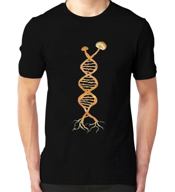 Футболка «Mushroom DNA» • Грибной мерч
