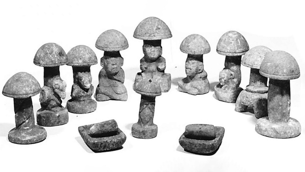Автор неизвестен, грибные фигуры, скульптура (500 лет до нашей эры)